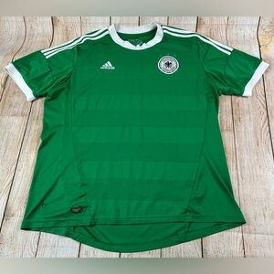Adidas Germany 2012 Away Football Soccer Green Jersey X21412 Size XL